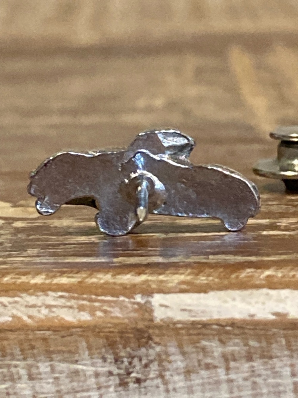 Vintage Silver-Tone Car Lapel Pin - Picture 8 of 15